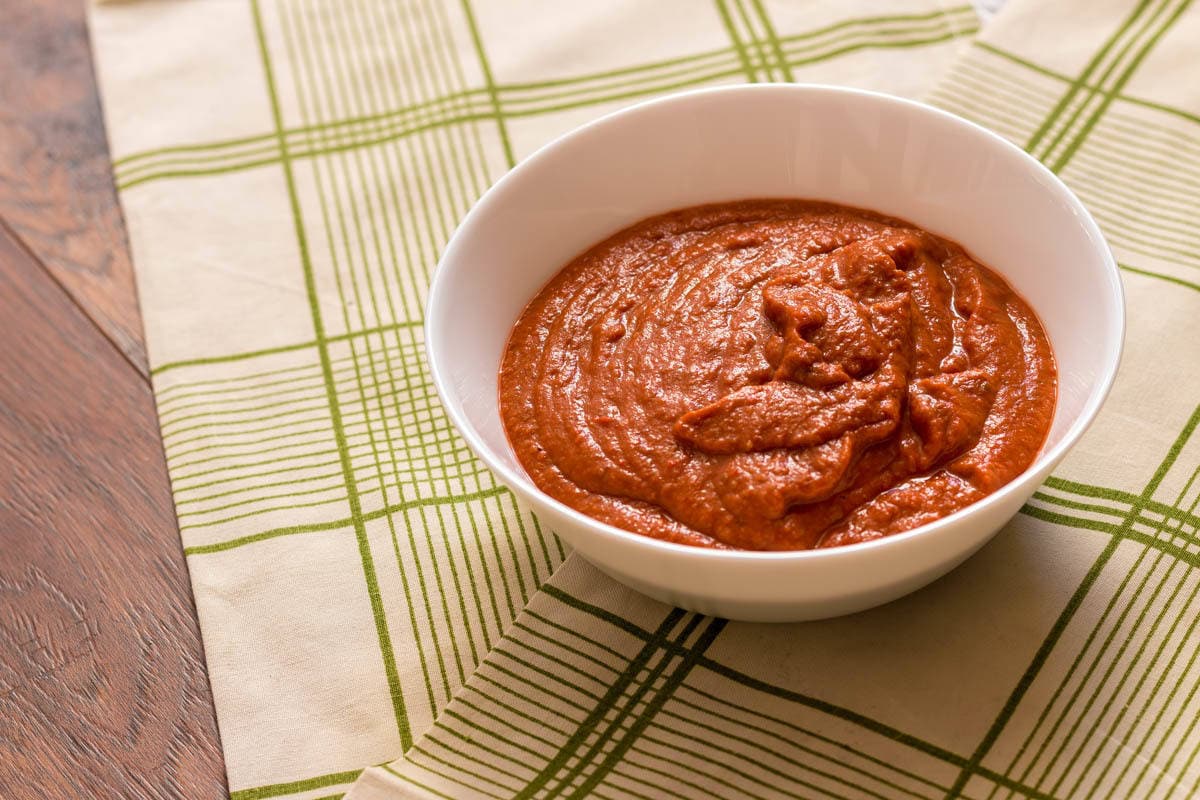 zupa krem z pomidorów i soczewicy