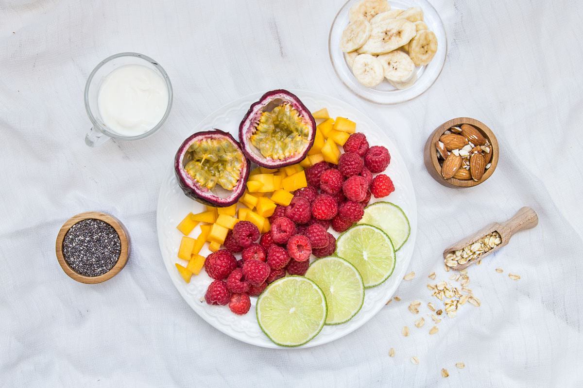 smoothie bowl składniki