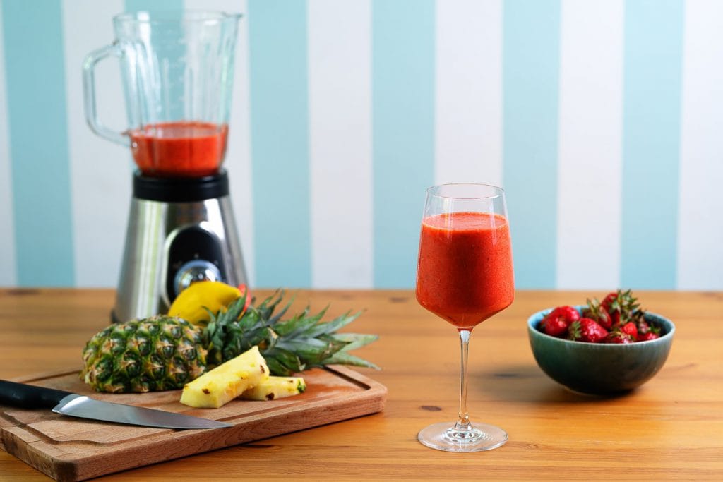 smoothie truskawkowo ananasowe