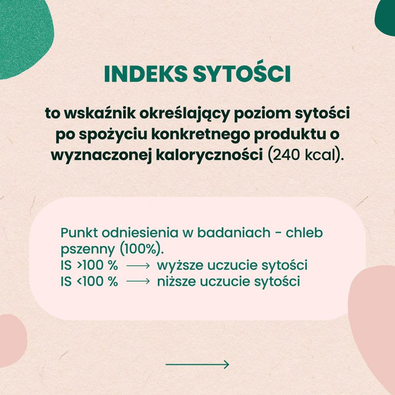 jak być bardziej sytym po posiłku a indeks sytości