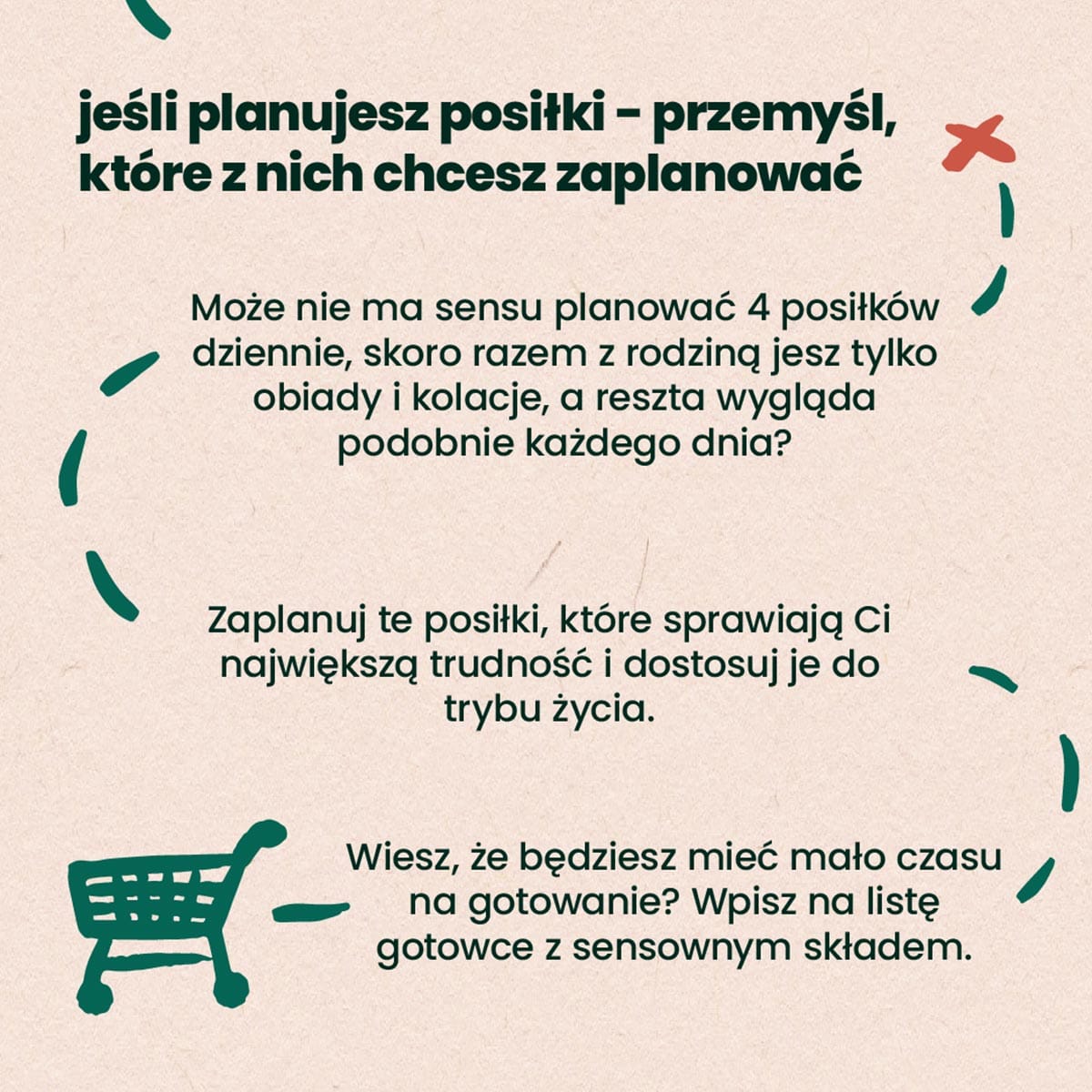 Zaplanuj te posiłki, które sprawiają Ci największą trudność