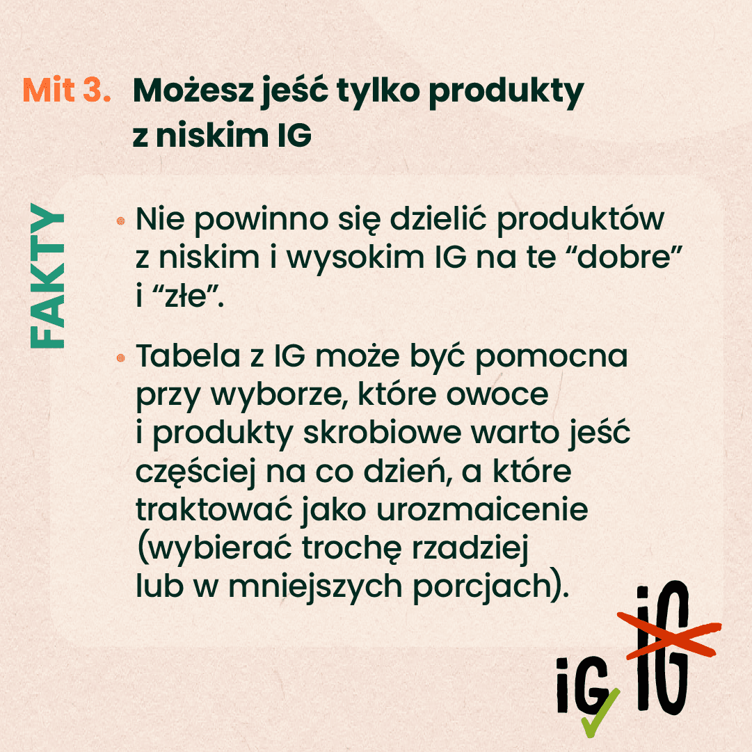 mity na temat diety w insulinooporności
