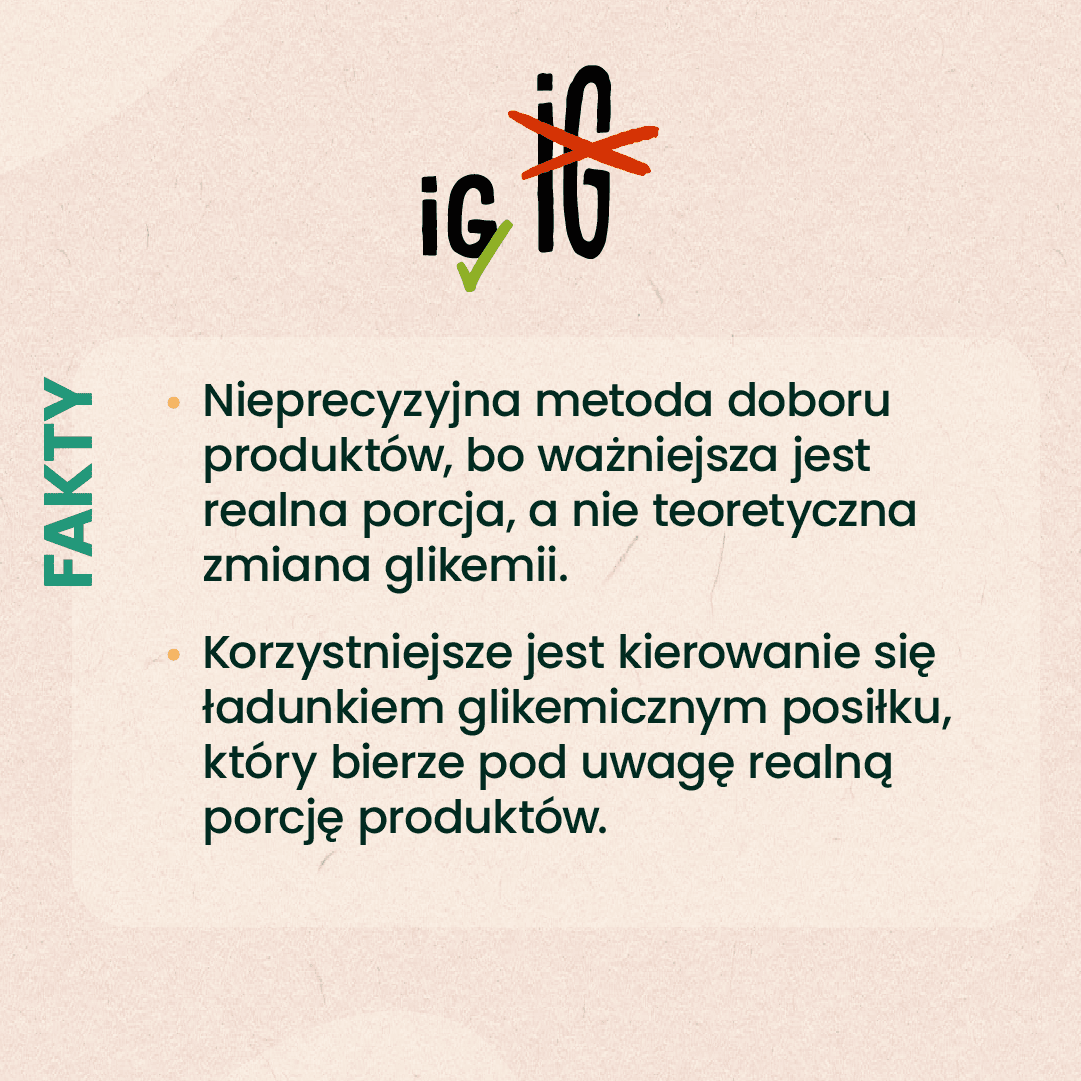 ładunek glikemiczny lepszy niż indeks glikemiczny