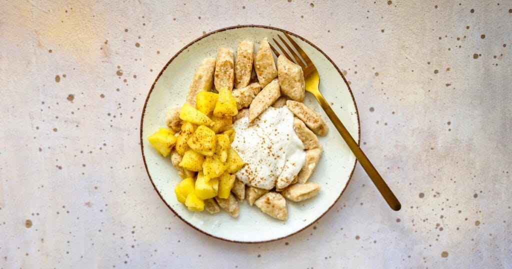 kluski leniwe białkowe