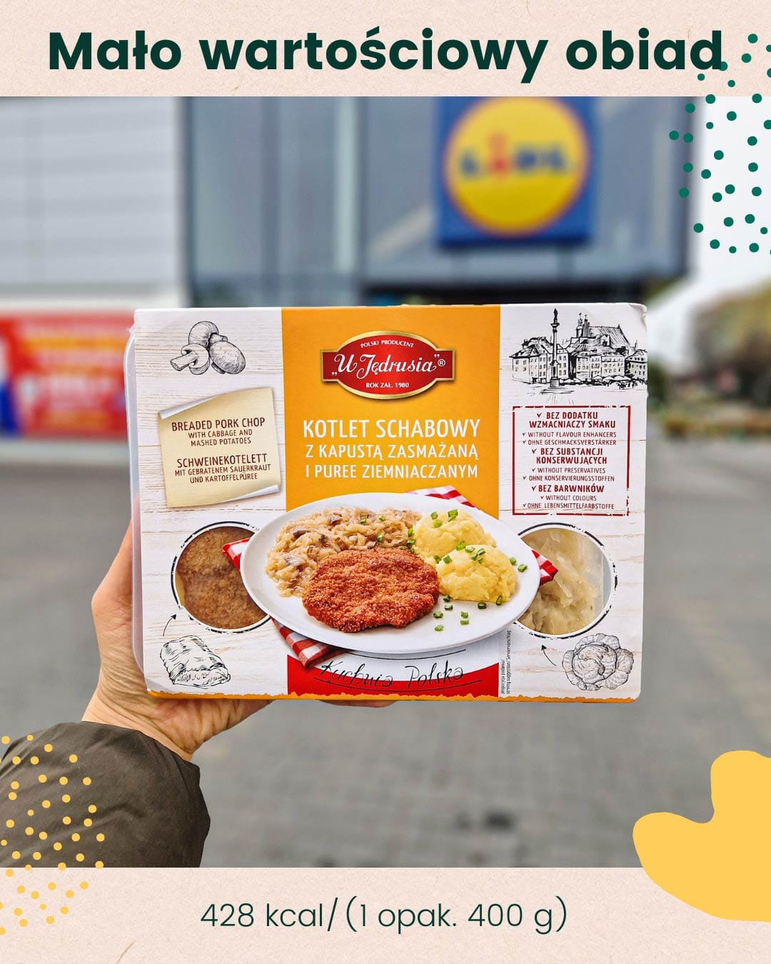 kotlet u jędrusia z puree recenzja