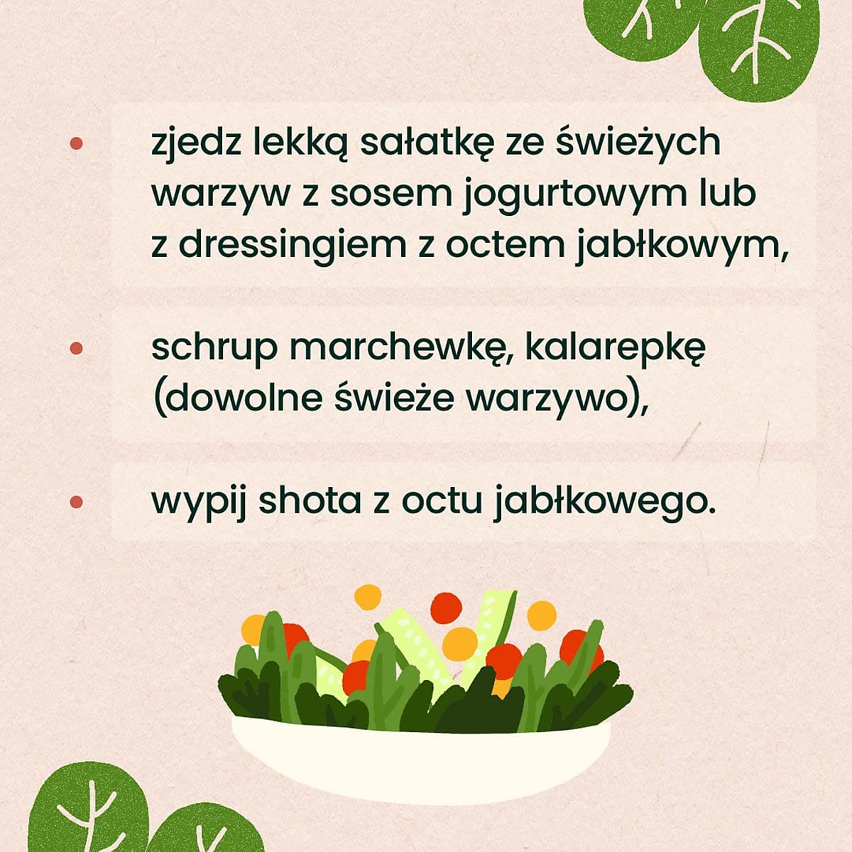co zjeść przed pizzą?