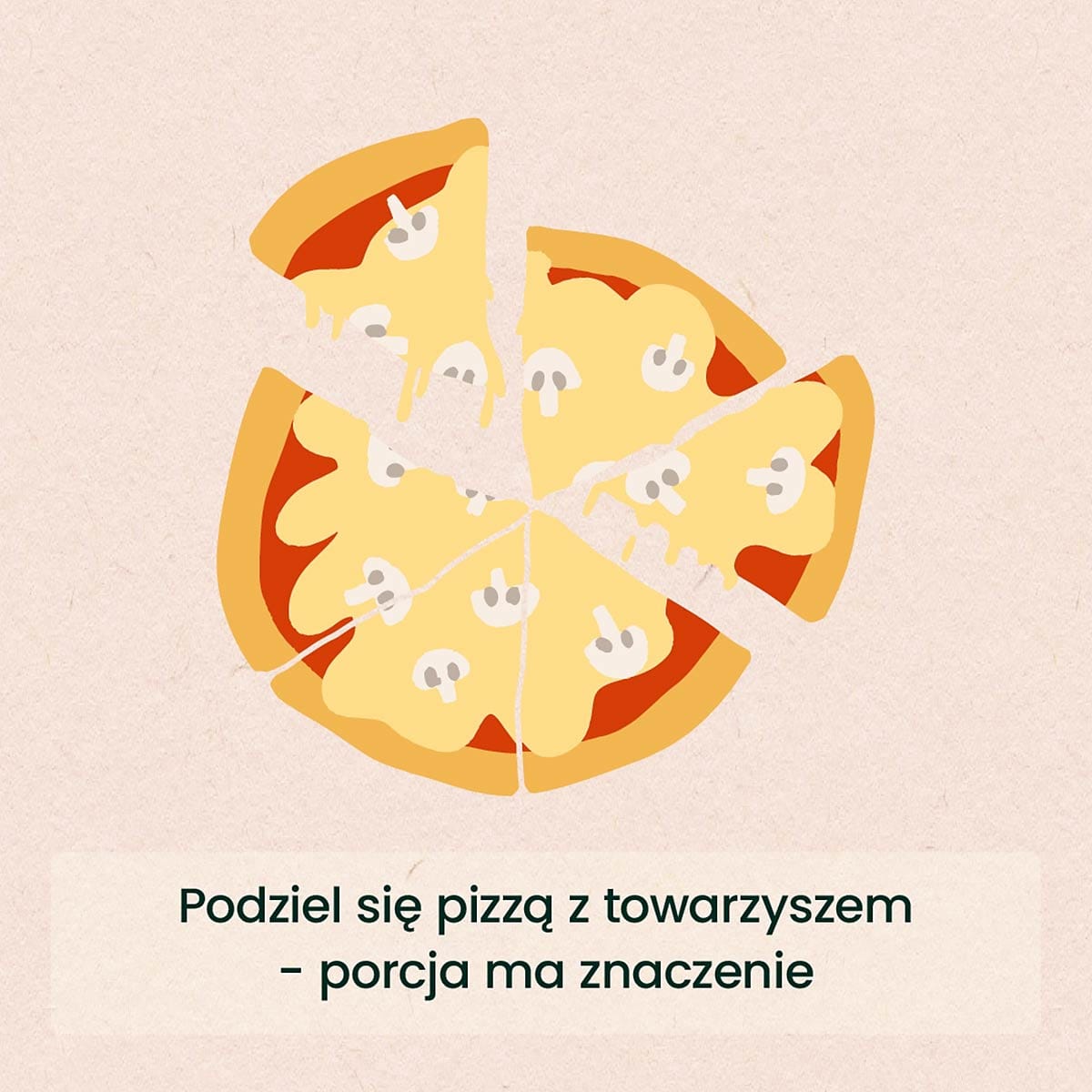 podziel się kawałkiem z towarzyszem