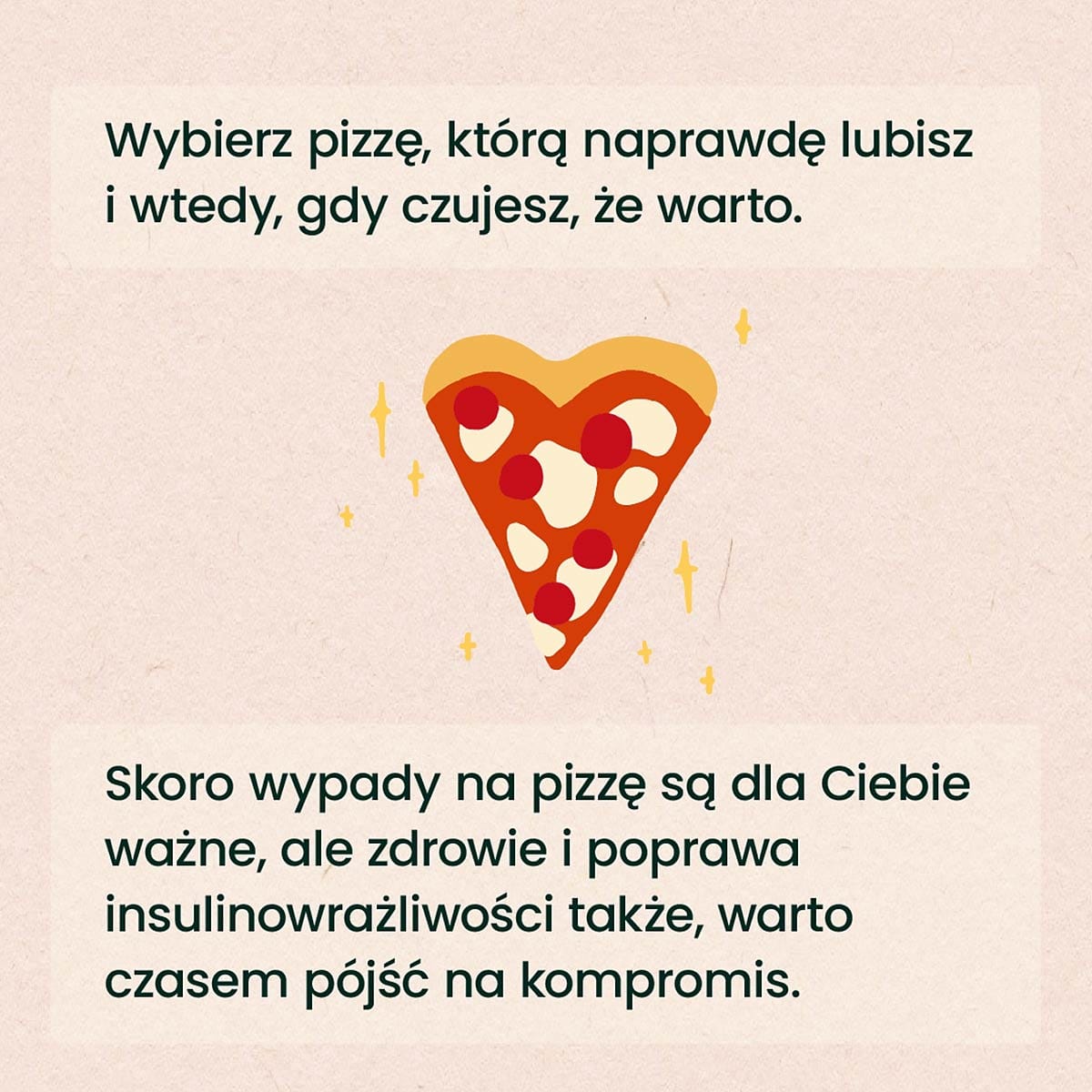 Wybierz pizzę, kyórą naprawdę lubisz