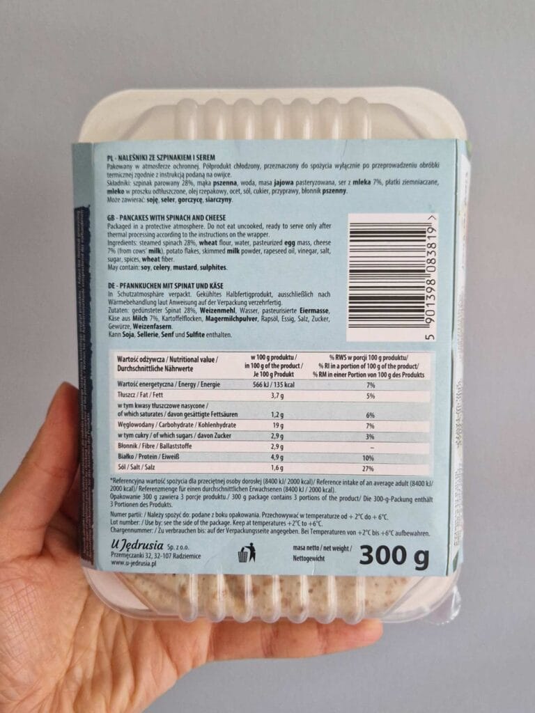 gotowiec "u jędrusia"  - skład