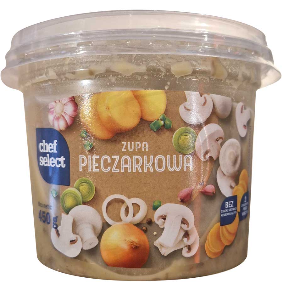 zupa pieczarkowa chef select z lidla