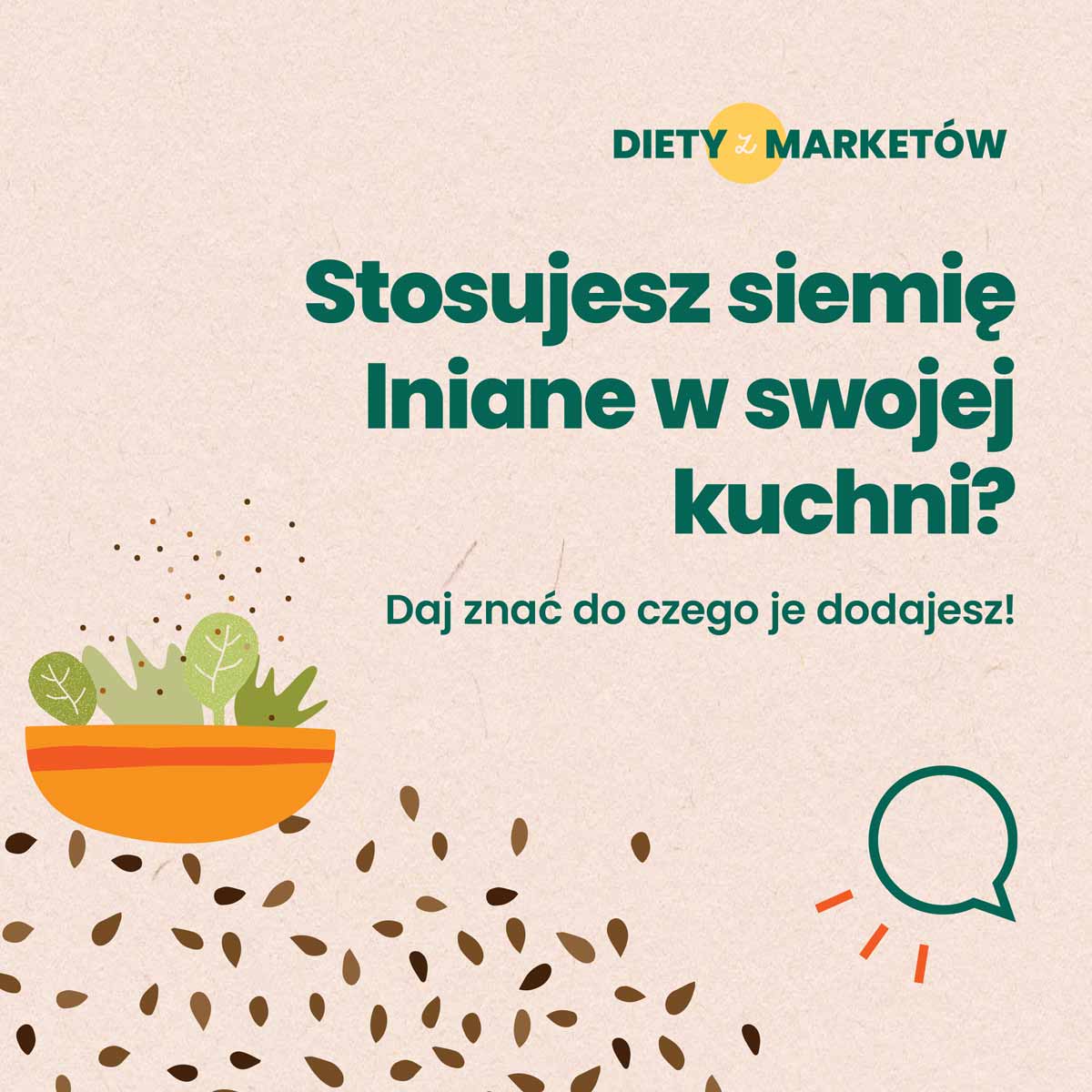 stosujesz siemię? daj znać!