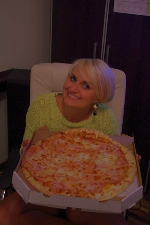 dr lifestyle z pizzą