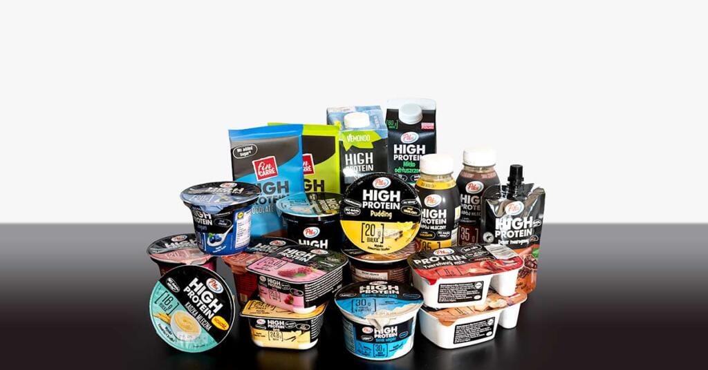 lidl high protein produkty