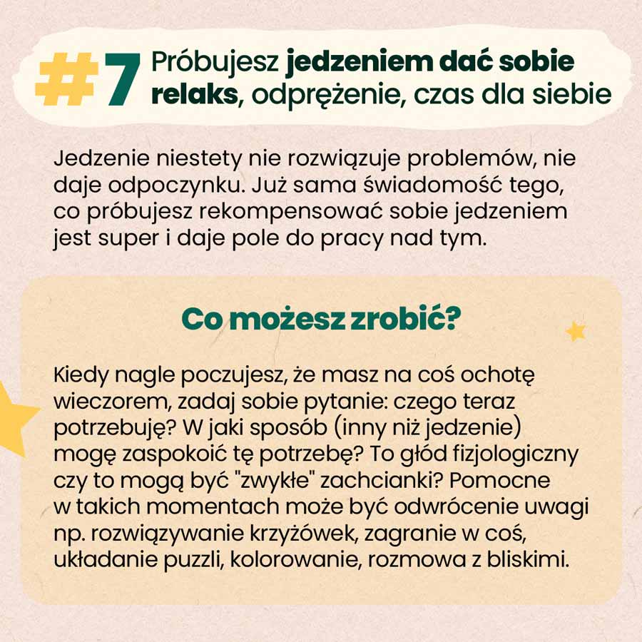 nagradzanie jedzeniem