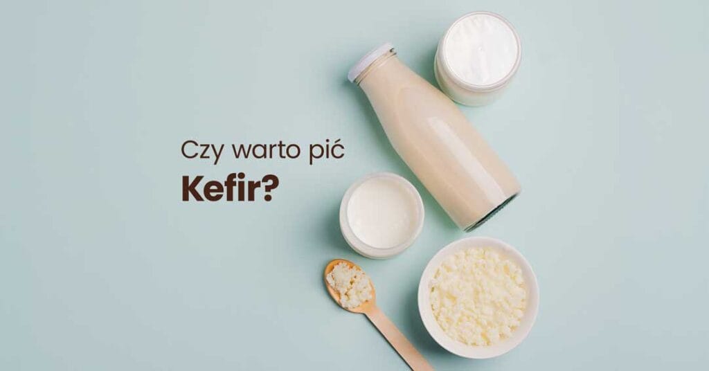 kefir w butelce i ziarna kefiru