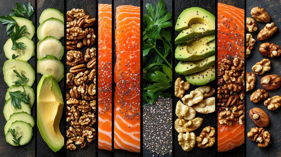 Źródła kwasów omega-3 z diety